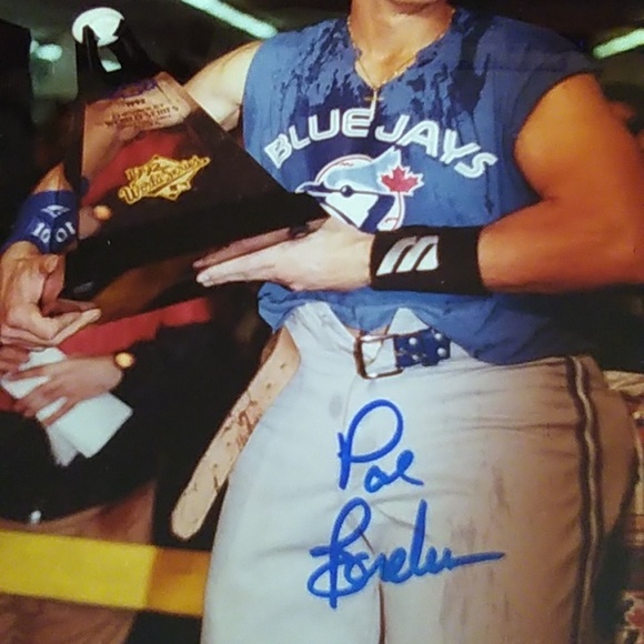 Pat Border 1992 World Series MVP Plaque - Picture 4 of 14